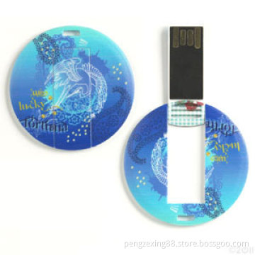 Round Shape Mini USB Flash Memory
